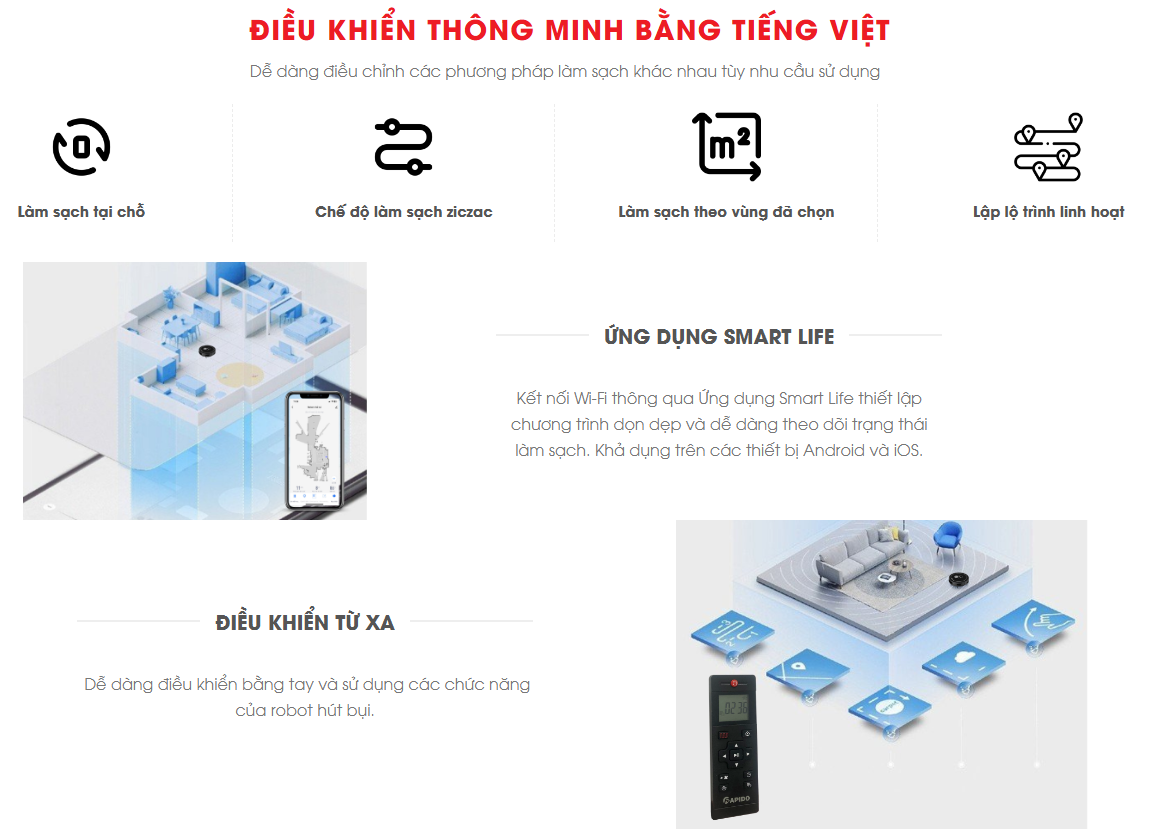 Robot hút bụi lau nhà Hecquyn 2 Robot hút bụi lau nhà Hecquyn 2