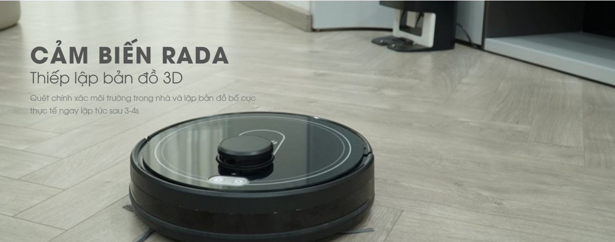 Robot hút bụi lau nhà Hecquyn Extra Robot hút bụi lau nhà Hecquyn Extra
