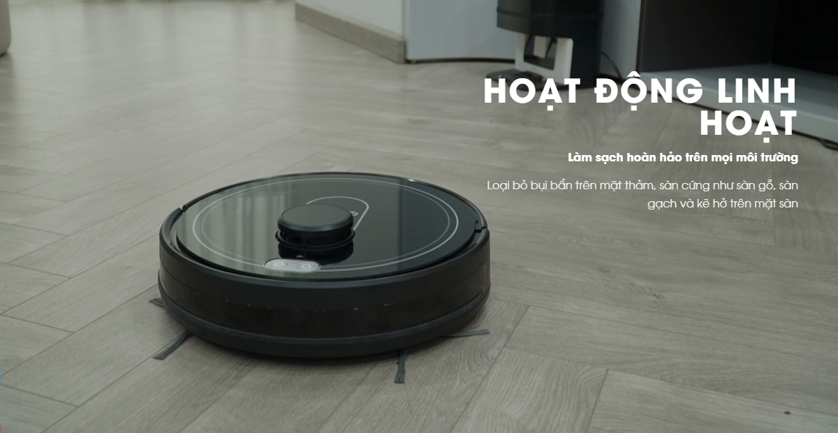 Robot hút bụi lau nhà Hecquyn Extra Robot hút bụi lau nhà Hecquyn Extra