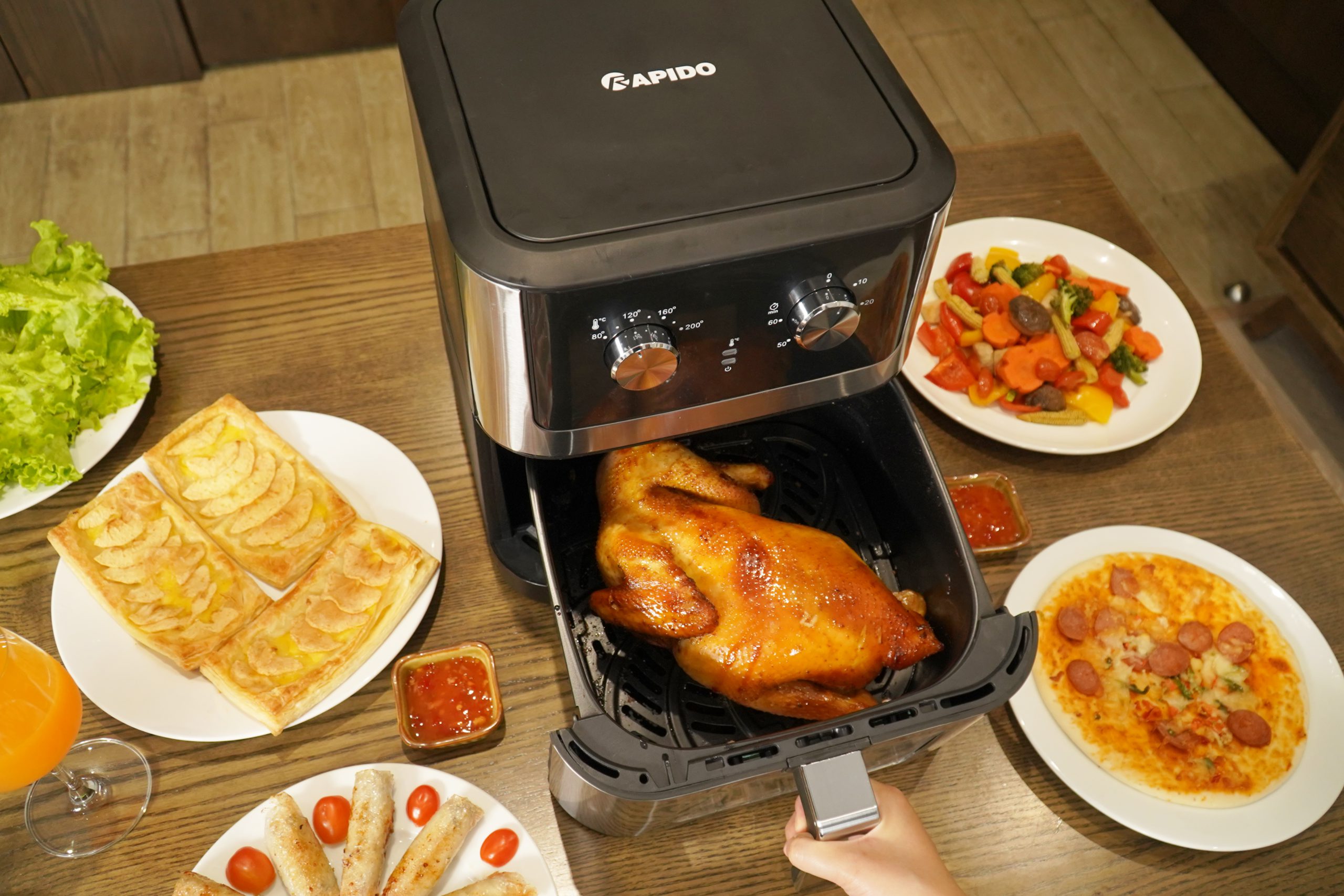 Kinh nghiệm mua nồi chiên không dầu Rapido ở TPHCM: Chọn đúng mẫu, giá hợp lý Kinh nghiệm mua nồi chiên không dầu Rapido ở TPHCM: Chọn đúng mẫu, giá hợp lý