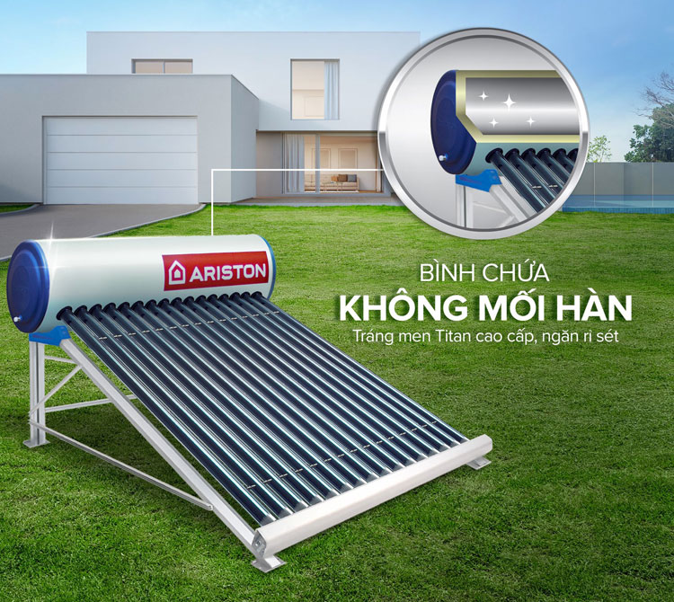 Máy nước nóng năng lượng mặt trời Ariston 116l Máy nước nóng năng lượng mặt trời Ariston 116l