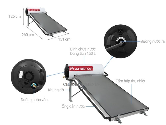 máy nước nóng năng lượng mặt trời tấm phẳng ariston máy nước nóng năng lượng mặt trời tấm phẳng ariston