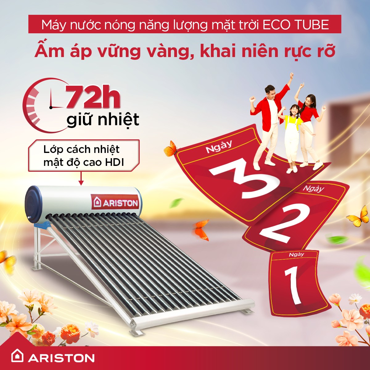 Máy năng lượng mặt trời Ariston Máy năng lượng mặt trời Ariston