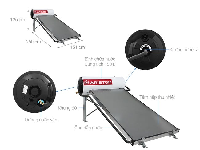 máy nước nóng năng lượng mặt trời tấm phẳng máy nước nóng năng lượng mặt trời tấm phẳng