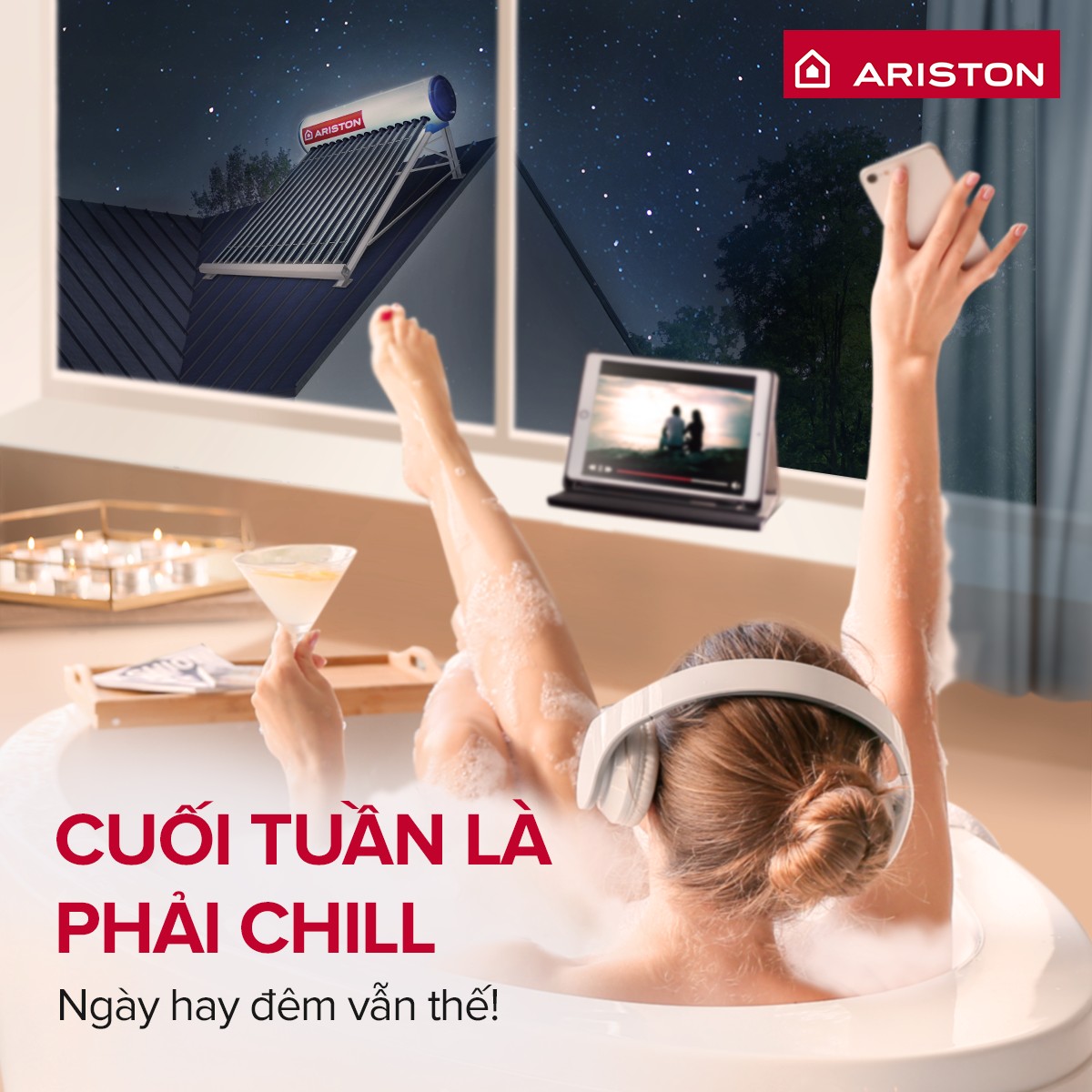 nước nóng năng lượng mặt trời Ariston nước nóng năng lượng mặt trời Ariston