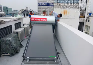 Cách bảo trì và vệ sinh máy nước nóng năng lượng mặt trời tấm phẳng Ariston hiệu quả