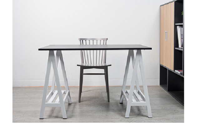 bàn làm việc chữ v