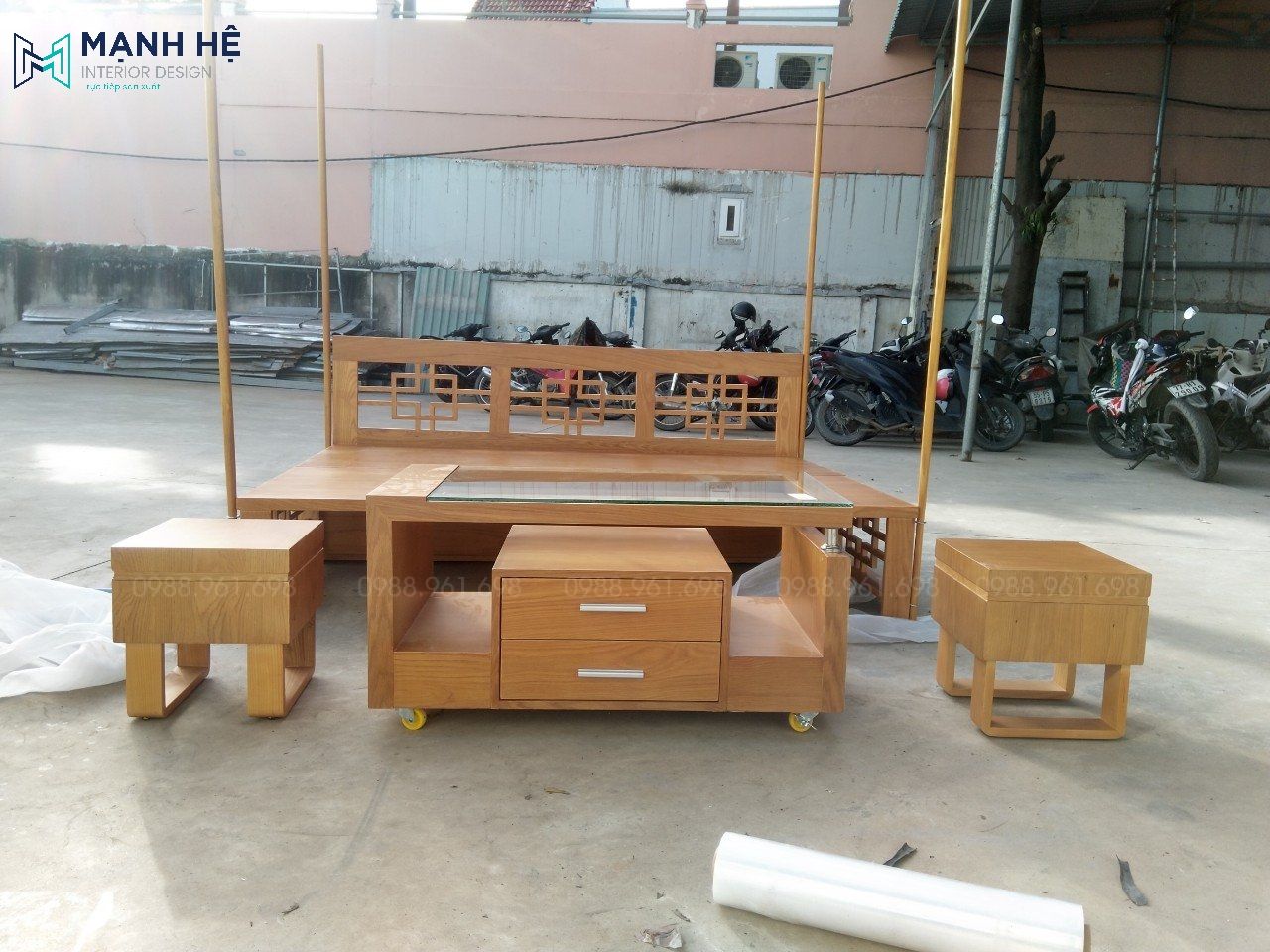 bộ ghế sofa bàn trà SBT01