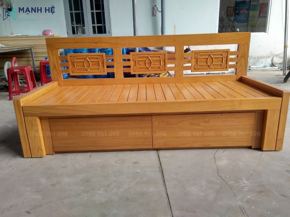 ghế sofa giường se01 hoàn thiện