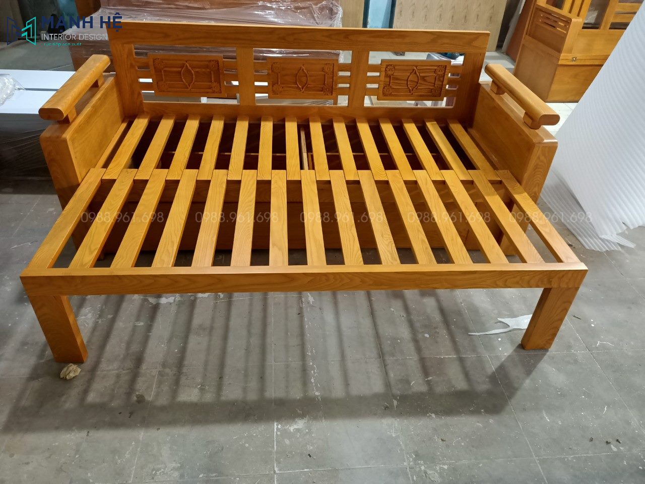 Ghế sofa khi kéo ra thành giường