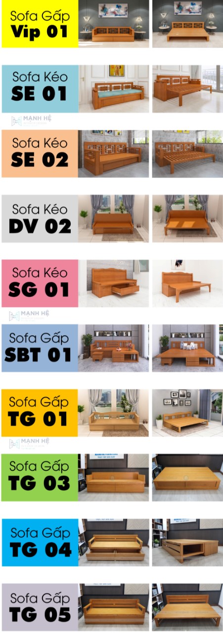 mẫu ghế sofa giường