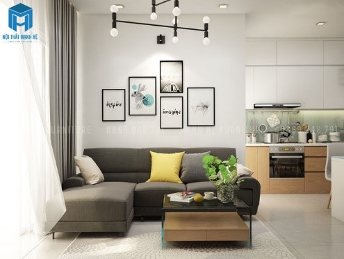 nội thất chung cư 60 m2