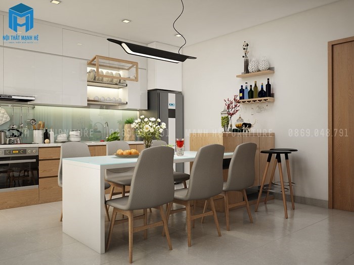 nội thất chung cư 60 m2