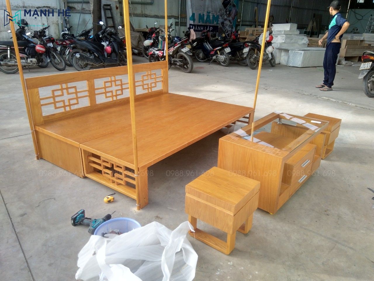 ghế sofa khi kéo ra thành giường