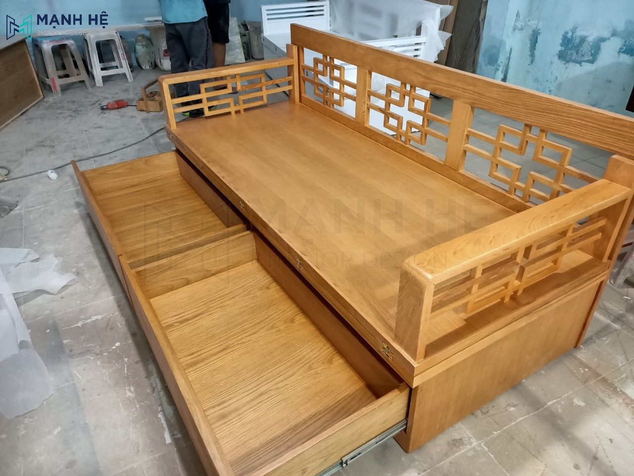 Ghế sofa giường màu THT NHẠT
