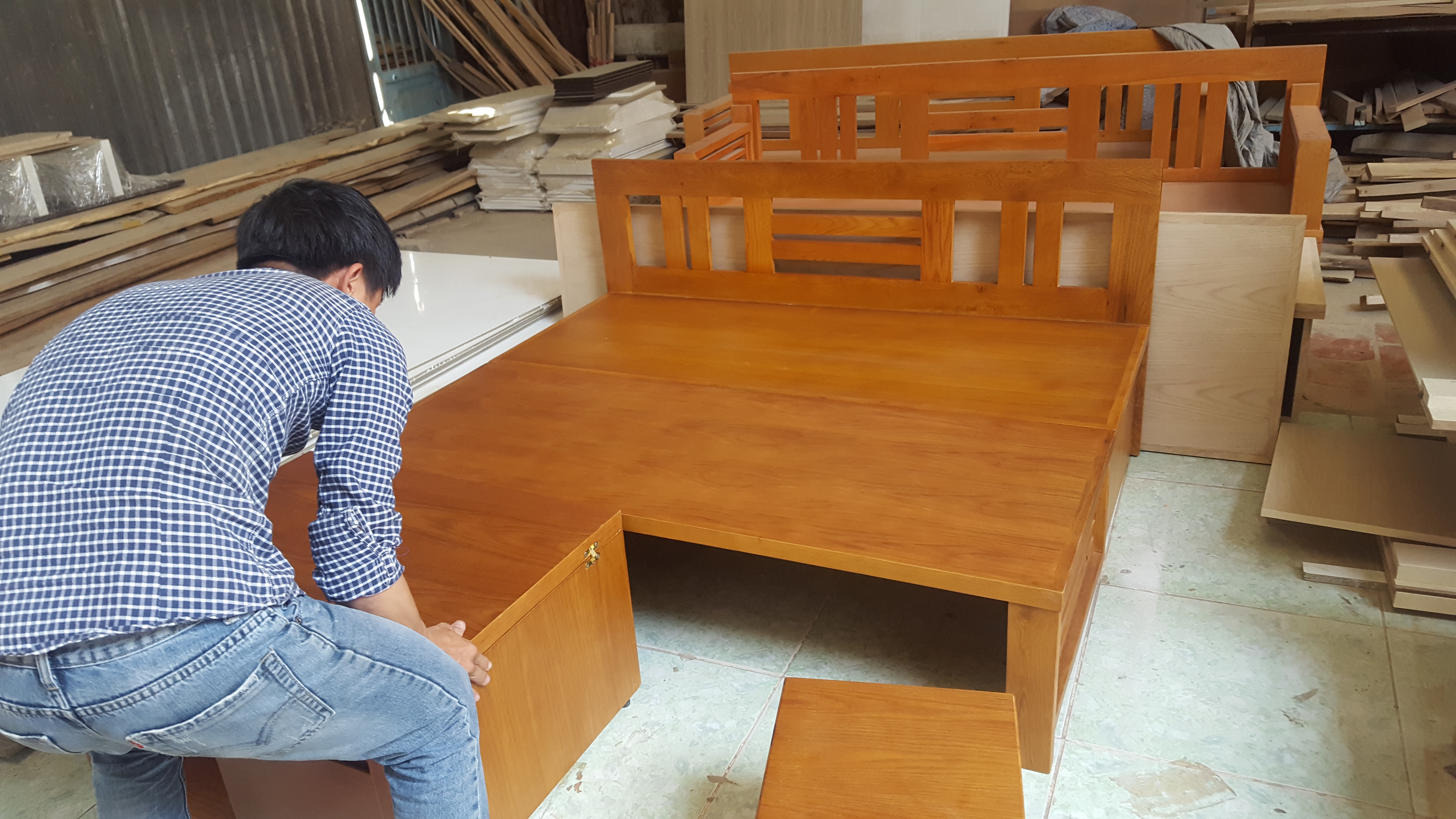 Bộ sản phẩm giường đa năng Bộ sản phẩm giường đa năng