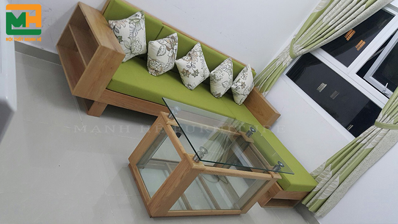 sofa góc gỗ sofa góc gỗ