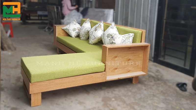 sofa gỗ góc sofa gỗ góc