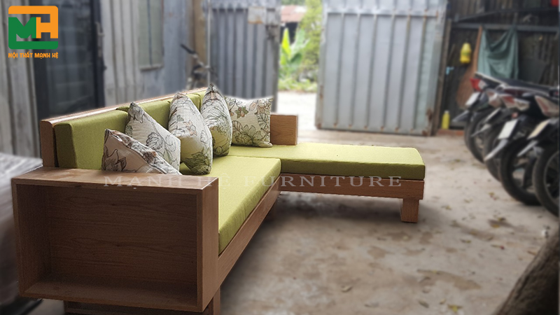 sofa góc gỗ sofa góc gỗ