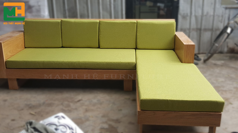 sofa góc gỗ sofa góc gỗ