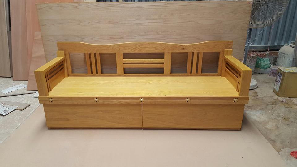 ghế sofa giường gỗ sồi ghế sofa giường gỗ sồi
