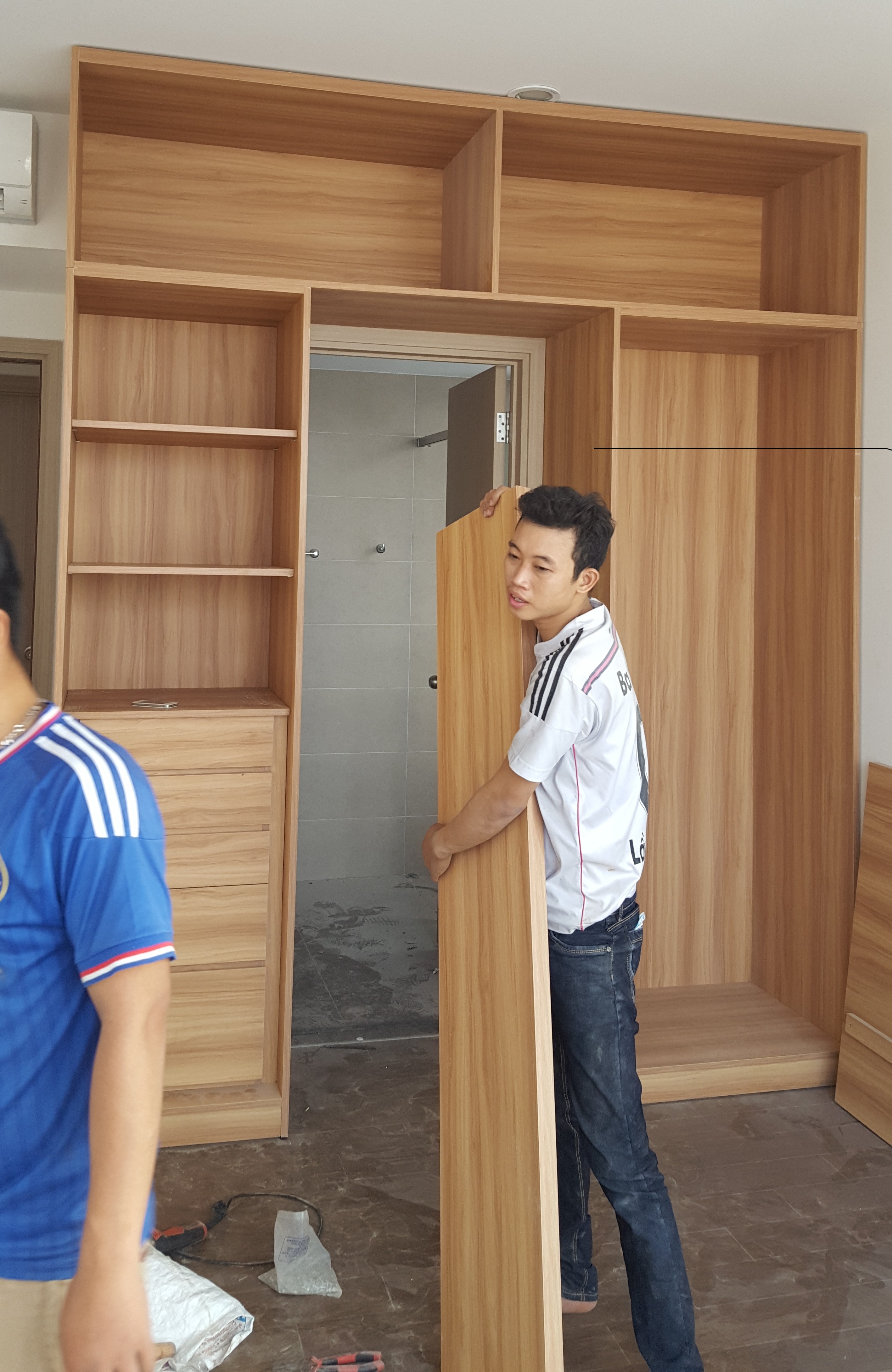 lắp ráp tủ áo tại công trình lắp ráp tủ áo tại công trình