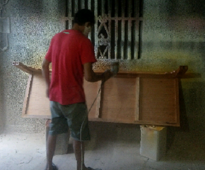 Sơn mặt dưới ghế sofa giường Sơn mặt dưới ghế sofa giường