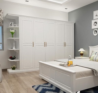 tủ áo hdf sơn trắng tủ áo hdf sơn trắng