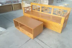 Sofa giường gấp và bàn trà gỗ Sồi sang trọn giao cho chú Văn - Bình Thạnh