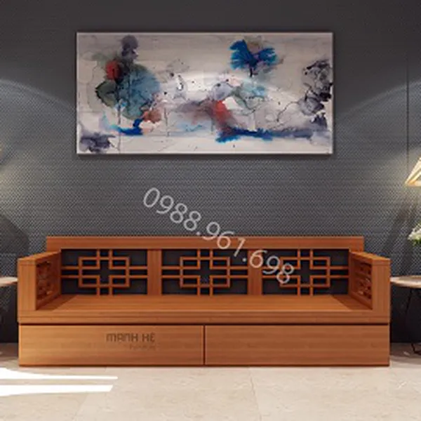 Ghế Sofa Giường Gỗ Gấp Vip 01