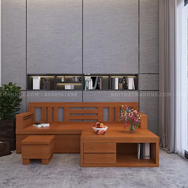 Giường kết hợp ghế sofa và bàn trà SBT01