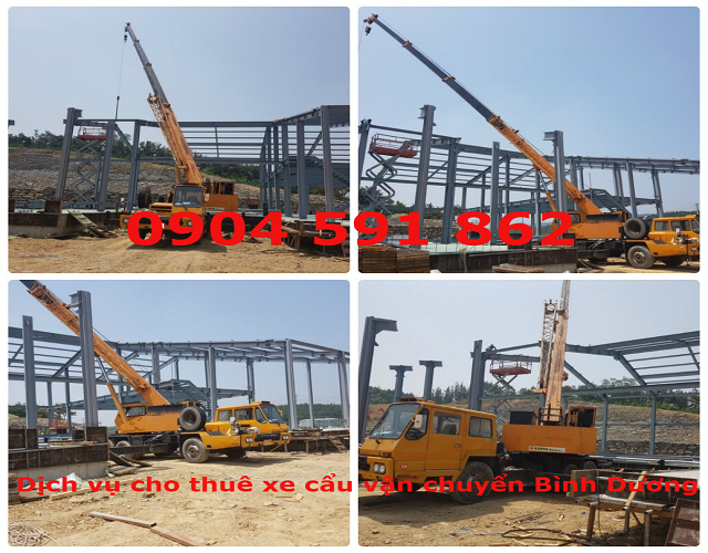Dịch vụ cho thuê xe cẩu vận chuyển Bình Dương Dịch vụ cho thuê xe cẩu vận chuyển Bình Dương