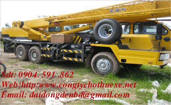 Thuê xe cẩu hàng ở tại Bạc Liêu