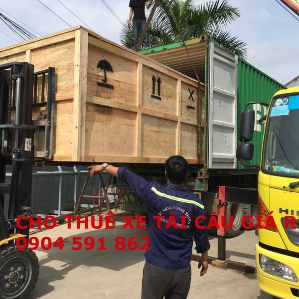 Bảng giá dịch vụ di dời máy móc xe cẩu xe nâng Đức QuốcThiện Bình Dương