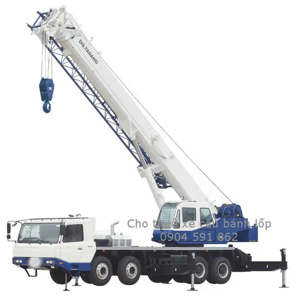Cho thuê xe cẩu bánh lốp 20 tấn,30 tấn, 50 tấn