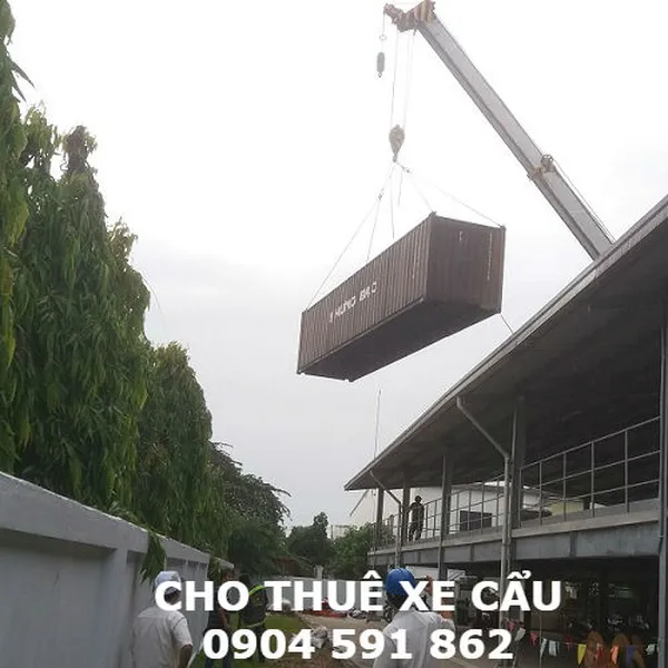 Cho thuê xe cẩu hàng tại Long An