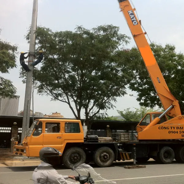 Cho thuê xe cẩu kato ở Long An, Tiền Giang