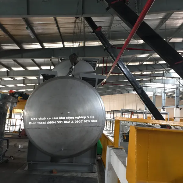 Cho thuê xe cẩu Khu công nghiệp Vsip Bình Dương