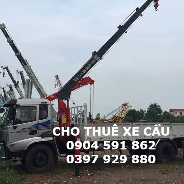 Cho thuê xe cẩu Long An giá rẻ
