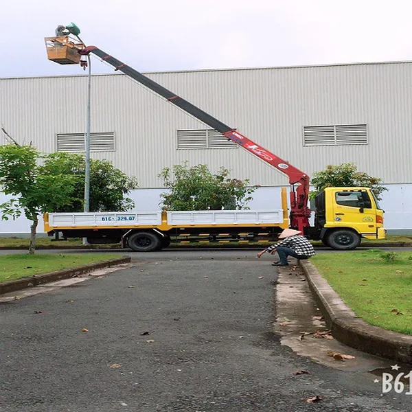 Cho thuê xe cẩu người Bình Dương