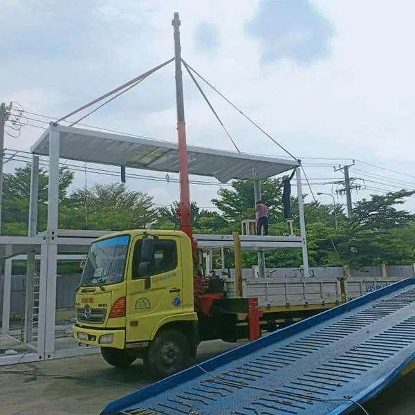 Công ty Đức Quốc Thiện cho thuê xe cẩu hàng tại khu công nghiệp Mỹ Phước 3 Bình Dương