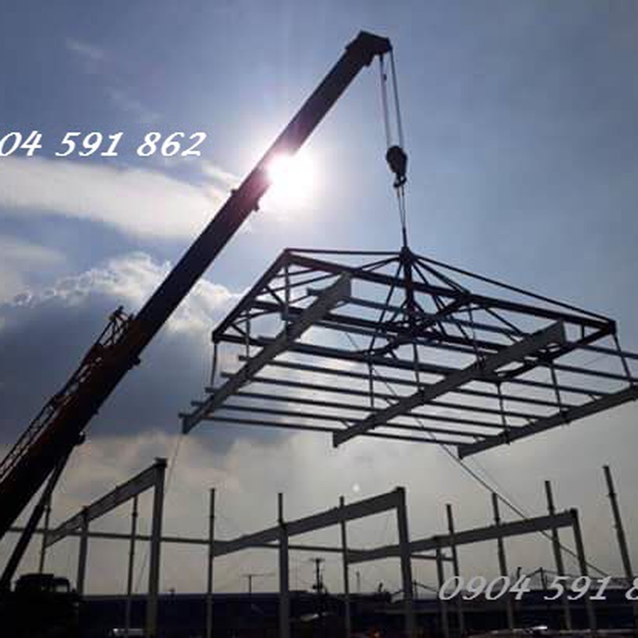 Dịch vụ cho thuê xe cẩu tại khu công nghiệp Vsip 2 của Đức Quốc Thiện