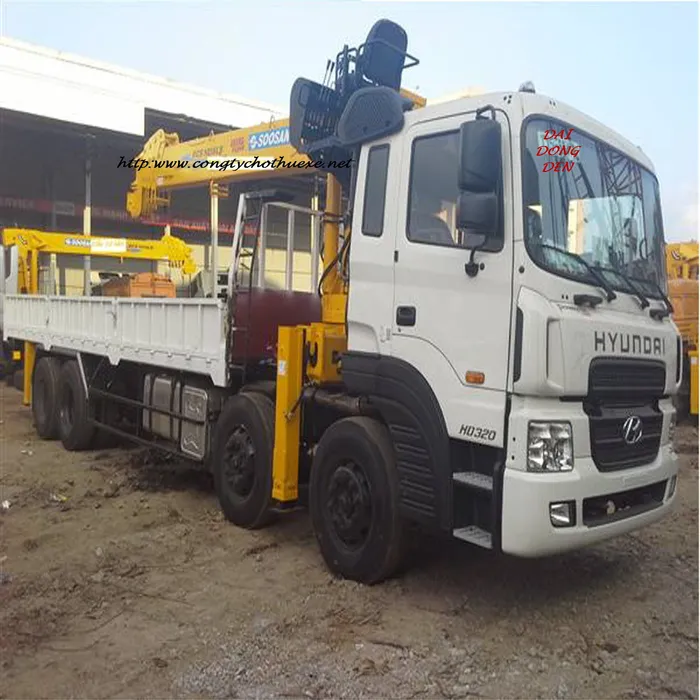 Cho thuê xe cẩu tự hành(cẩu thùng) Bình Dương