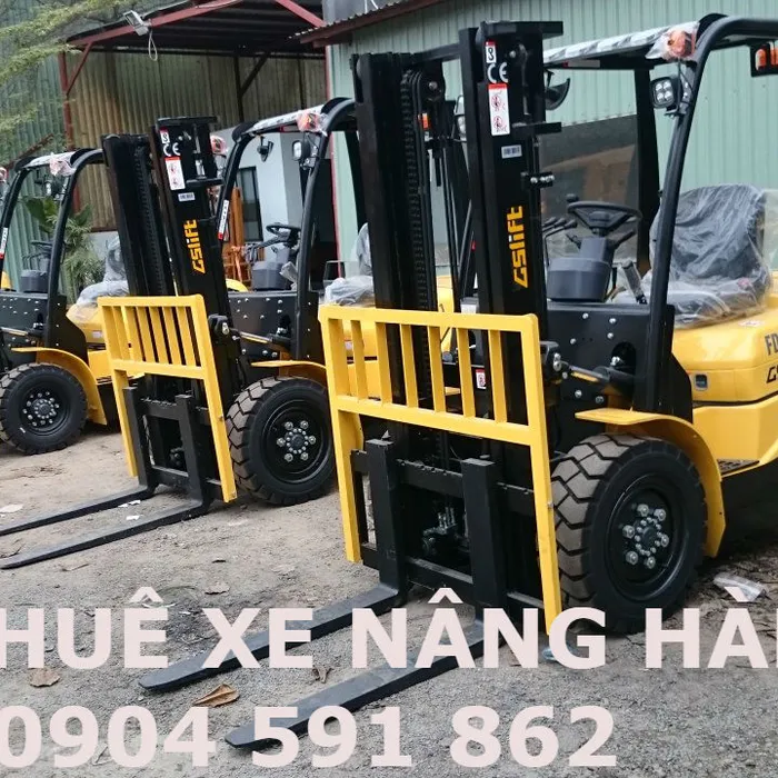 Cho thuê xe nâng hàng KCN Đức Hòa-Xuyên Á-Hòa Bình