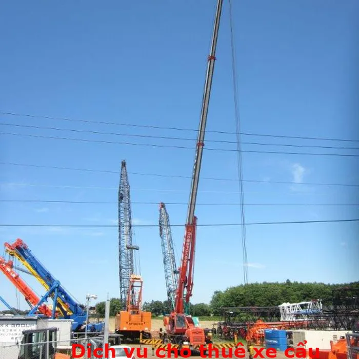 Dịch vụ cho thuê xe cẩu - xếp dỡ và vận chuyển