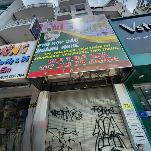 BÁN NHÀ 237 HAI BÀ TRƯNG, PHƯỜNG XUÂN HÒA , QUẬN 3 TPHCM