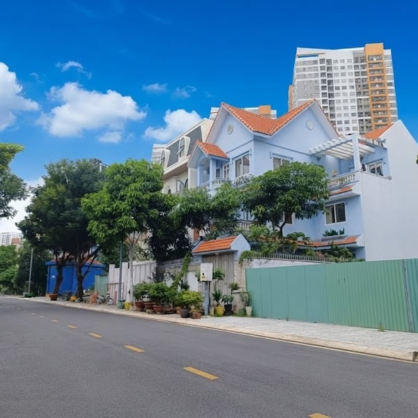Bán Biệt Thự KDC Văn Minh Quận 2 đối diện tòa chung cư Avanue Novaland 