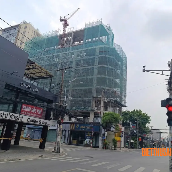 Bán nhà mặt tiền 77 Ung Văn Khiêm Quận Bình Thạnh Vị trí VIP