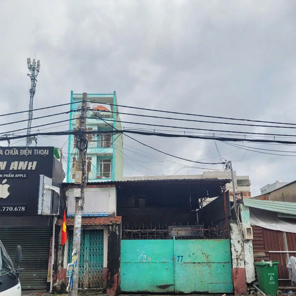 Bán nhà mặt tiền 77 Ung Văn Khiêm Quận Bình Thạnh Vị trí VIP