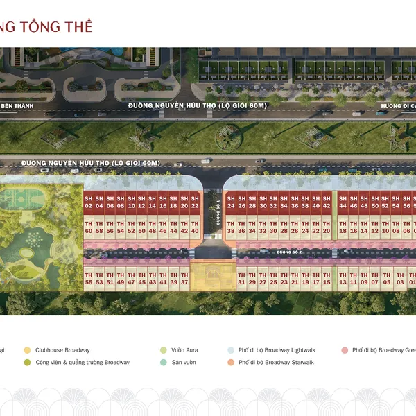 Essensia Broadway khu Biệt Thự Nam Sài Gòn